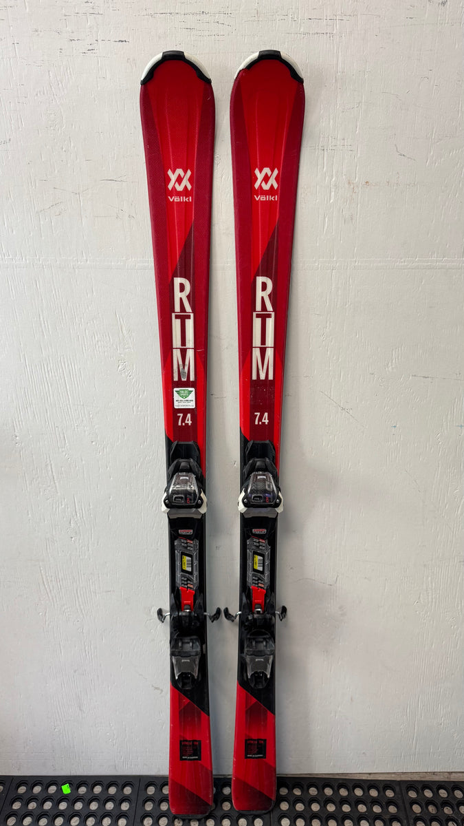 VOLKL RTM 7.4 SKIS + MARKER MOTION 10 BINDINGS - USED SKIS – Value