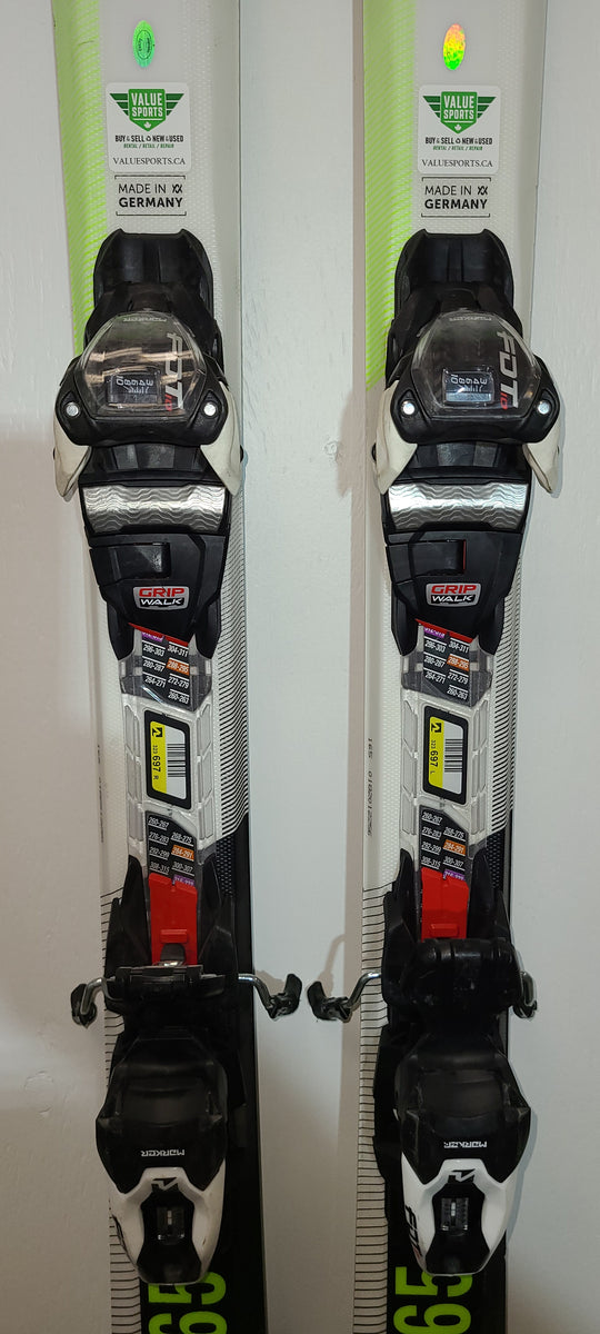 VOLKL RTM 120 スキー 120cm VOLKL RTM 8.0 SKIS + MARKER FDT 10 BINDINGS - USED SKIS