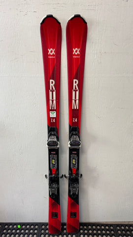 VOLKL RTM 7.4 SKIS + MARKER MOTION 10 BINDINGS - USED SKIS