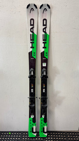 HEAD SHAPE CX SKIS + TYROLIA SP10 BINDINGS - USED SKIS