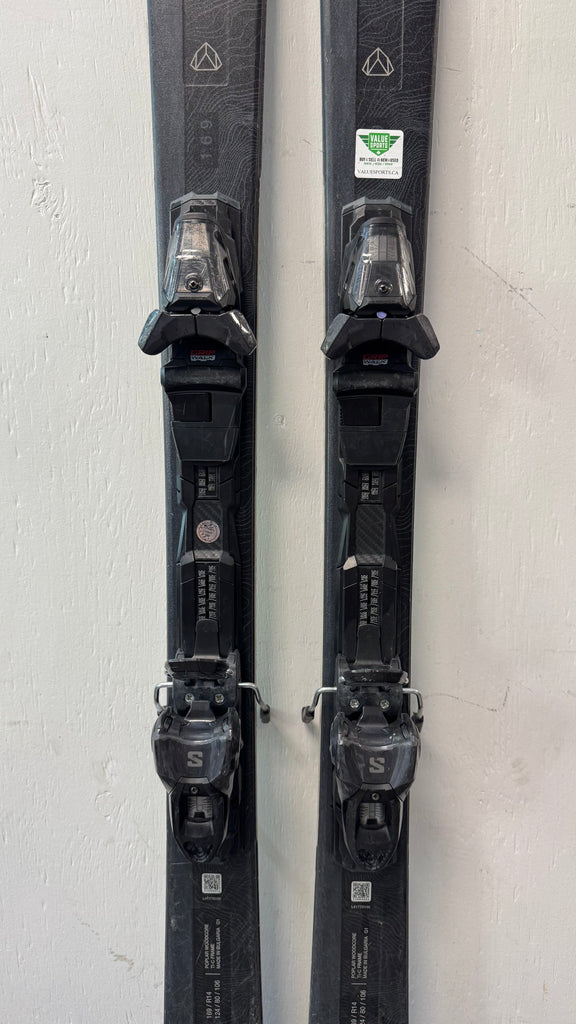 salomon distance 80 skis SALOMON DISTANCE 80 SKIS + SALOMON M11 BINDINGS