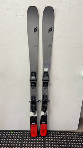 K2 MINDBENDER RX + MARKER 10.0 BINDINGS -USED SKIS