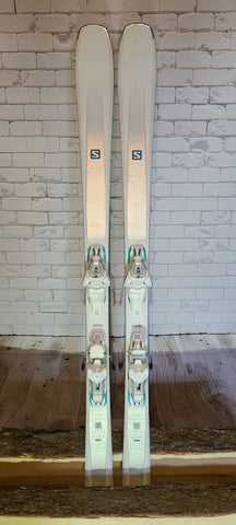 salomon aira 76 st c skis w/ l10 gw bindings 2020 Women's E CF + L80 Black Corund topsheet and semi sidewall construction are durable and stable Salomon Skis Alpins Aira 76