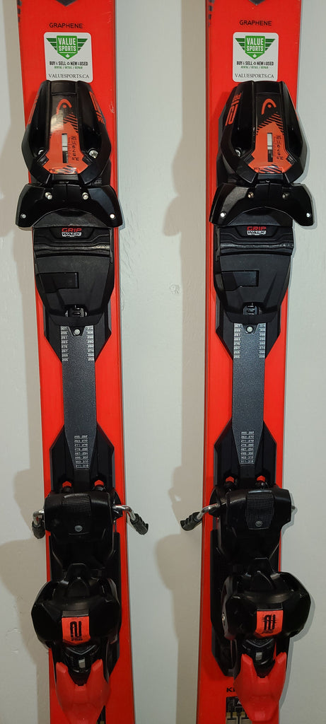 2020 HEAD SUPERSHAPE I.RALLY SKIS + PRD 12 GW BINDINGS - USED SKIS