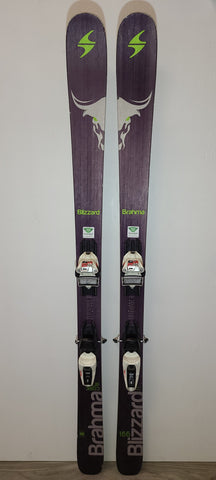 2016 BLIZZARD BRAHMA SKIS + MARKER SQUIRE BINDINGS - USED SKIS